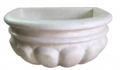 Курна для хамама из мрамора КP-60 (430х350х250) вес 40 кг
