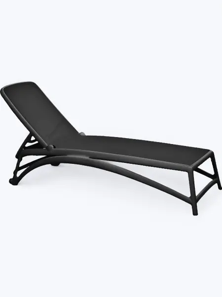 Шезлонг Nardi Atlantico, antracite/antracite 204x70x35 см