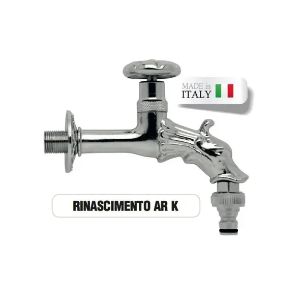 Кран латунный для хамама Morelli Rinascimento Chromato