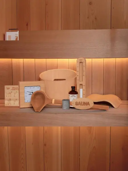 Подарочный набор аксессуаров Sawo Signature Cedar SET-SIG-D