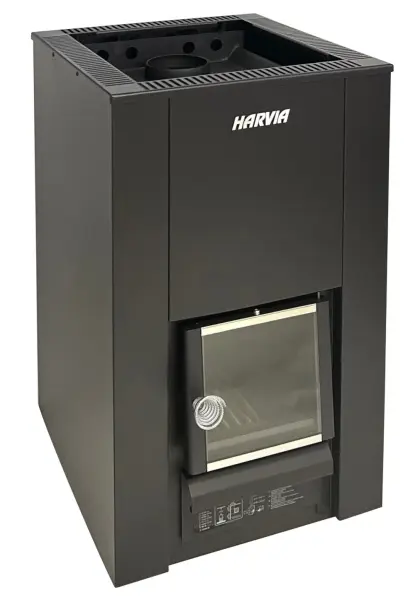 Дровяная печь Harvia 16 Black, WK160B