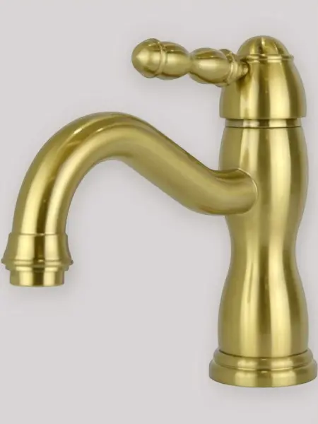 Смеситель для раковины из латуни Tiffany, цвет бронза, 1901BR