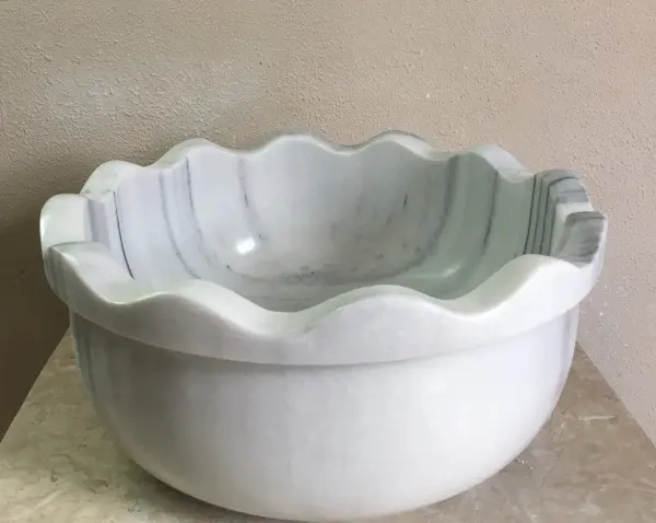 Курна для хамама из мрамора SNK-44 (420х420х200) вес 30 кг