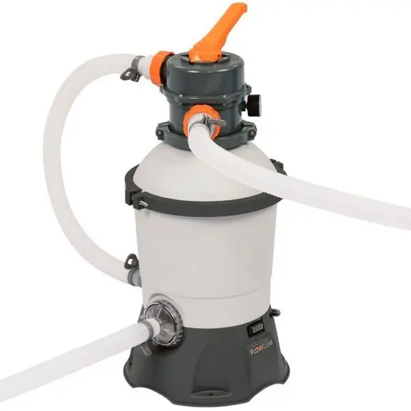 Лучший песочный фильтр-насос для бассейна Bestway FlowClear, 58515, 3000 л/ч, резервуар для песка 8,5кг