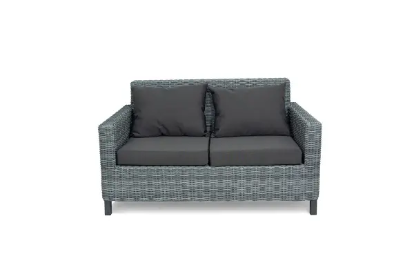 Диван из искусственного ротанга Mokka Bella 2, grey