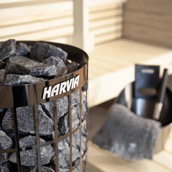 Электрическая печь Harvia Cilindro PC70XE Black Steel, с выносным пультом в комплекте в интернет-магазине WellMart24.com