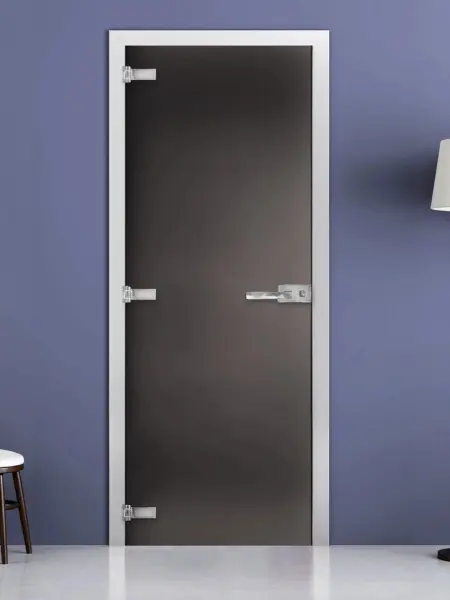 Дверь стеклянная межкомнатная MaybahGlass Premium CP06, 800х2000, серое матовое
