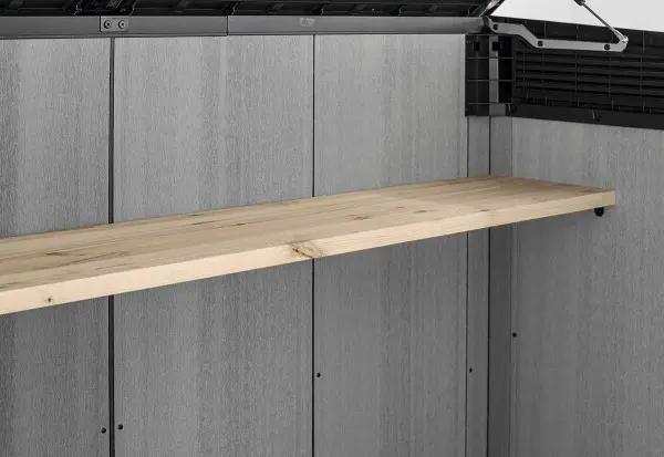 Пластиковый шкаф для улицы Keter Brush Grande Store Extruded, 2020L, 17212383