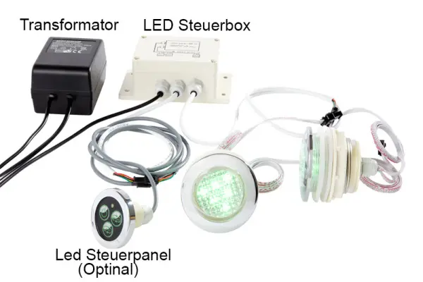 Комплект для хромотерапии Tolo Chrome LED Lights Kit-3, пульт управления, 6 ламп, IP67