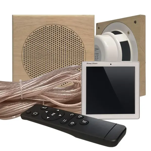 Акустическая система для сауны S&W Sensor Sauna Square 2, White, IP-68 