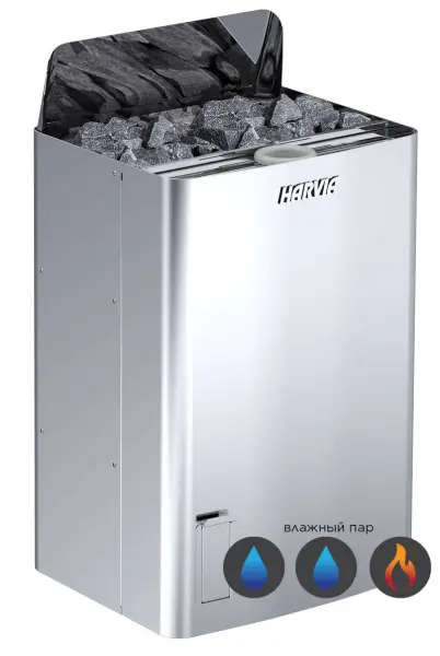 Электрическая печь Harvia The Wall Combi SW90S без пульта в интернет-магазине WellMart24.com