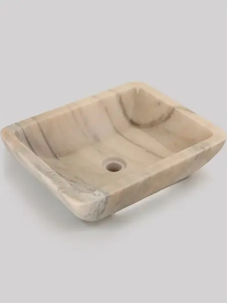 Раковина мраморная РМ08 (500х400х150) вес 33 кг
