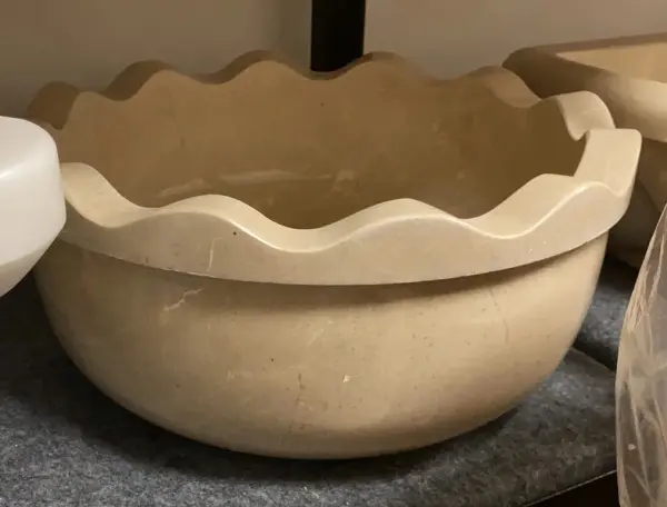 Курна для хамама из мрамора SNK-44 (420х420х200) вес 30 кг